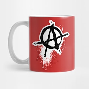 Anarchy -disressed Mug